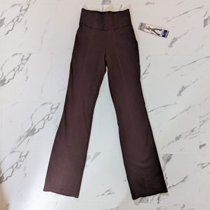 Tall brown stretch pants high waisted
